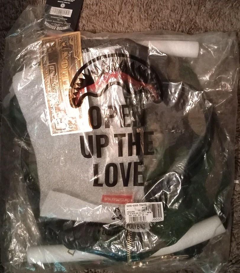 Sprayground Camo Bag