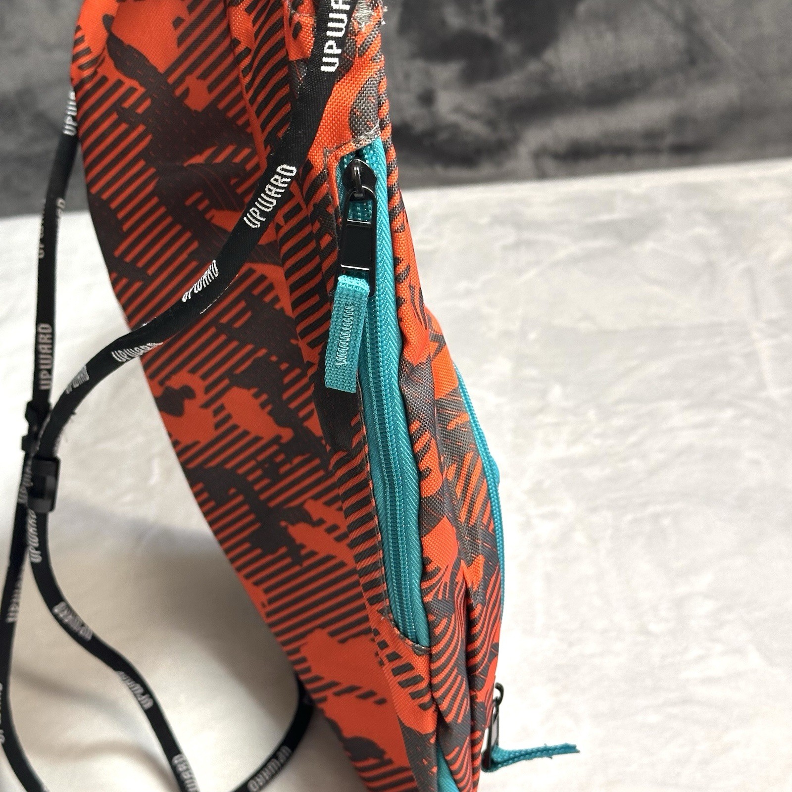 Upward Sports Backpack Draw String Cinch Sack Media Pocket Multi Camo Packable