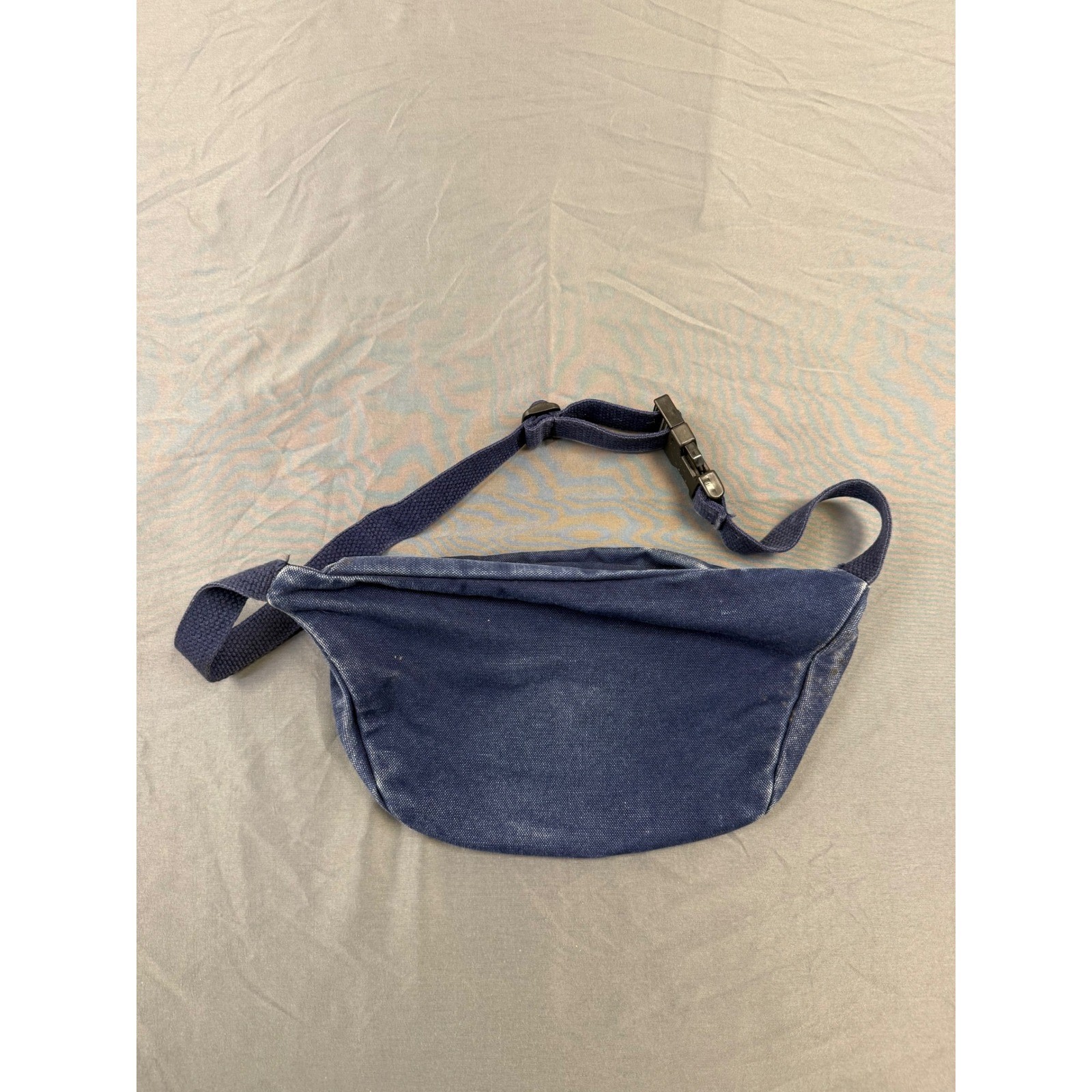 Vintage Navy USNA Bill the Goat Canvas Fanny Pack Bags by Mimi Annapolis Blue