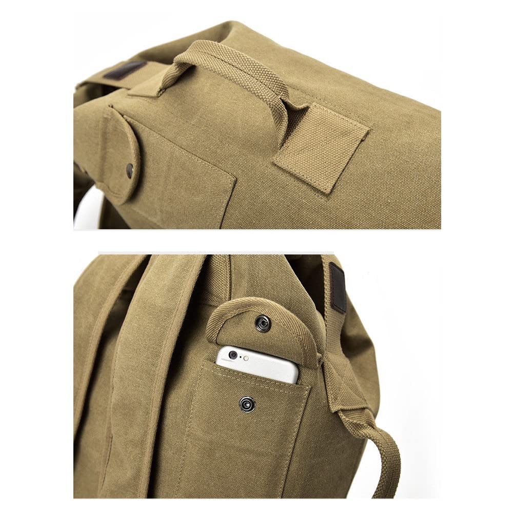 Duffel Bag 55x30x20cm Canvas Tactical Military Top Load – Hiking, Travel, Sports