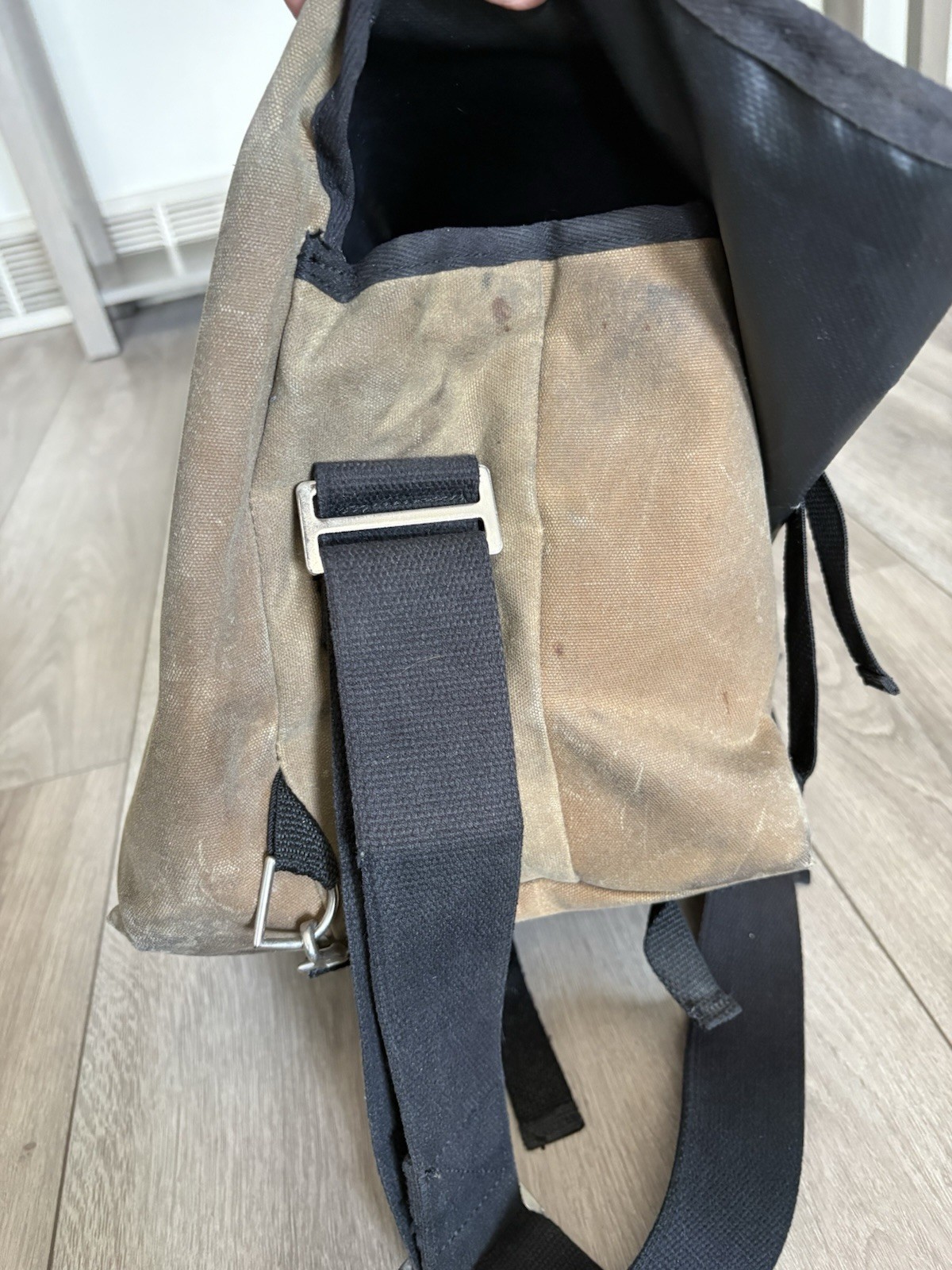 Rare Vintage Duluth Pack Duffel Bag Wax Canvas Leather