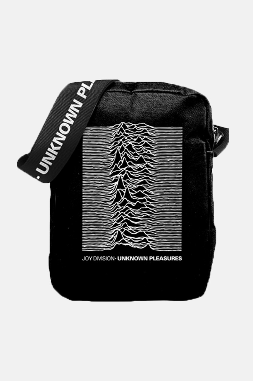 Joy Division Crossbody Bag Unknown Pleasures Band Logo new Official Black Size