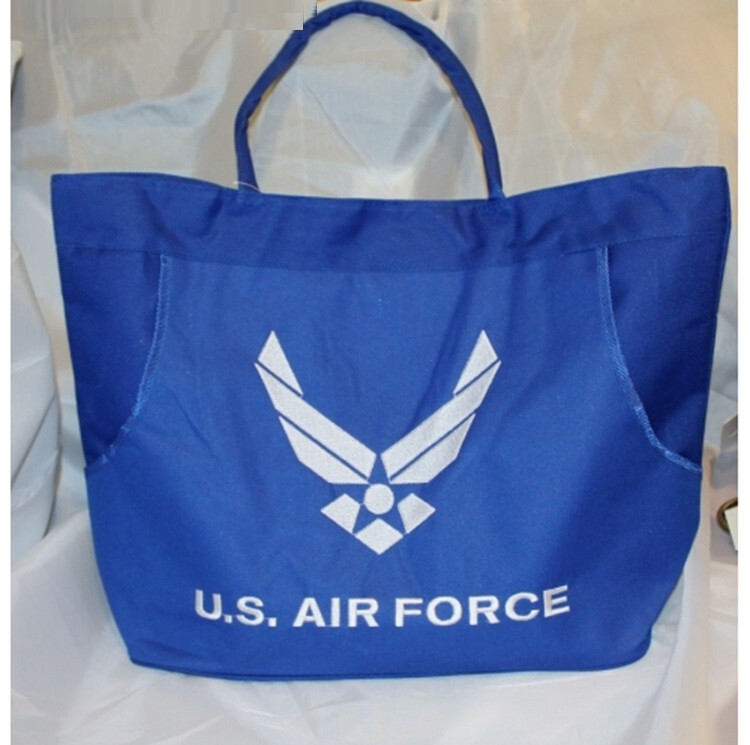 EMBROIDERED UNITED STATES US AIR FORCE Heavy Duty TOTE BAG-Beach Travel Shopping