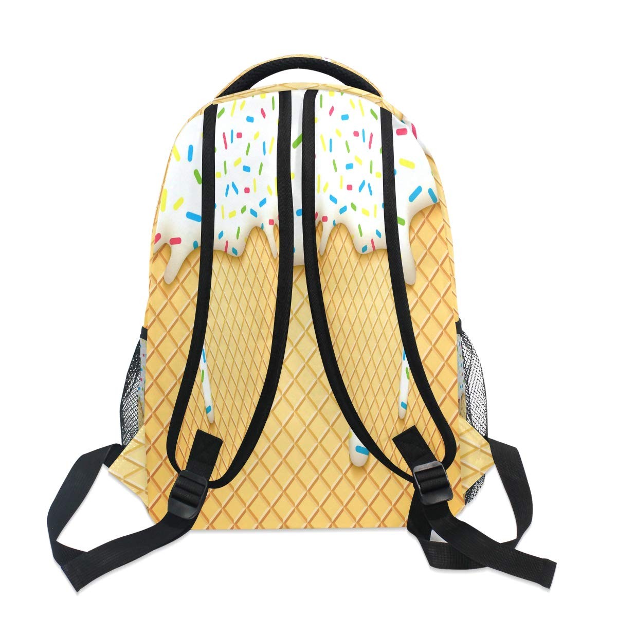 Ice Cream Cone Backpack Bookbags Laptop Boys Girls Teens Water Resistant