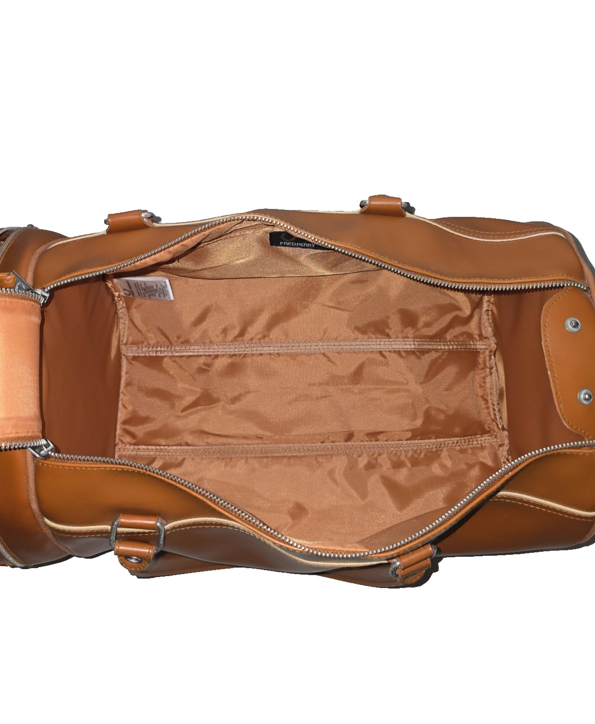 Fred Perry Large Amber Barrel Bag Duffle Gym Travel Bag With Strap