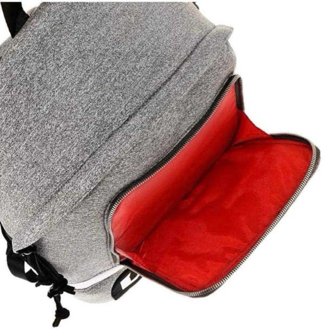 Diesel Men Backpack Rucksack 34x44x12cm Gray Red Almost unused Luxury Stylish