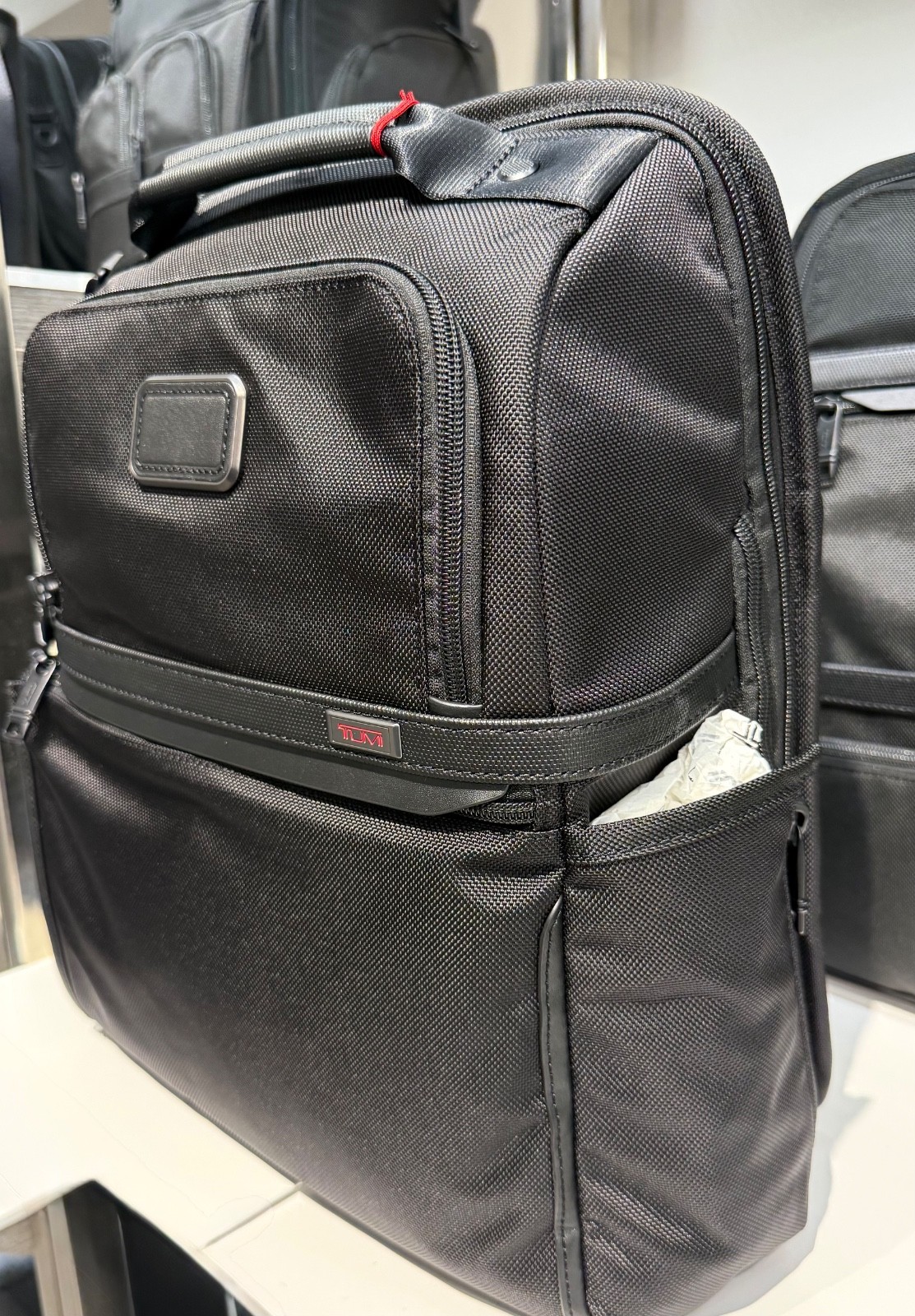 NEW Tumi ALPHA 16.5” Ballistic SLIM SOLUTIONS BRIEF PACK Laptop Backpack – BLACK