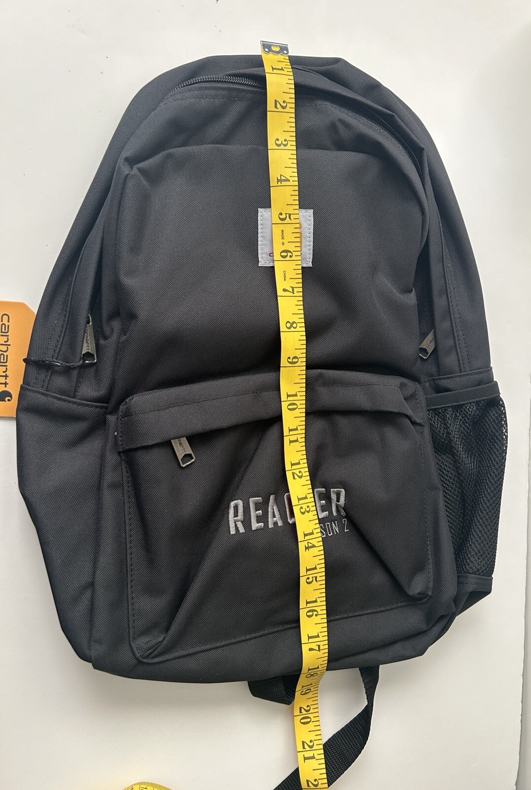 NWT Carhartt Black Canvas Backpack CB0411 Rain Defender