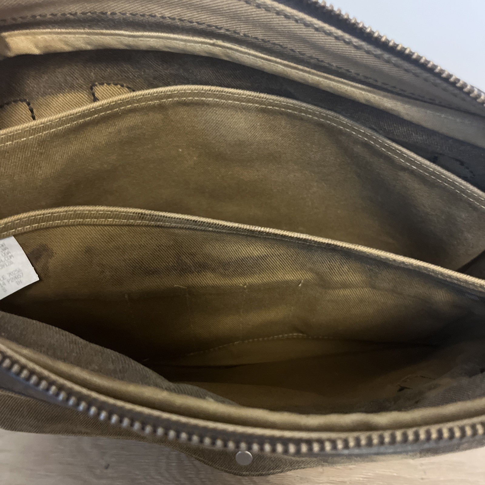 Filson Rugged Twill 256 Original Briefcase | Patina | MiUSA | Missing Strap