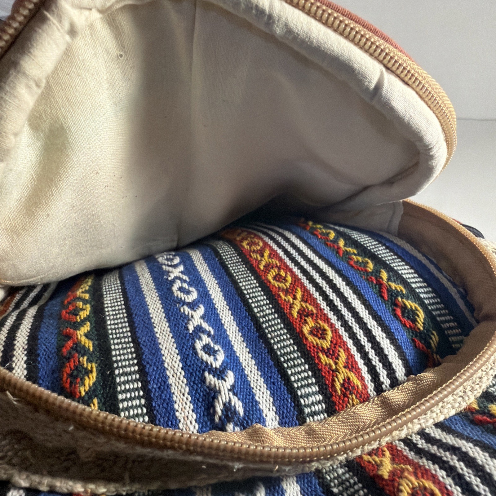 Himalayan Hemp THC Free Multi Color Handmade Made In Nepal Backpack