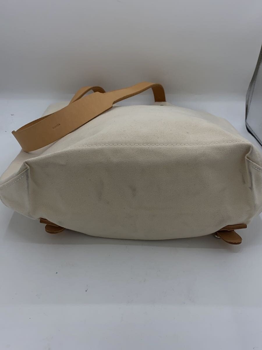 TEMBEA 2-way Corduroy Tote Bag, Beige (Solid Color)