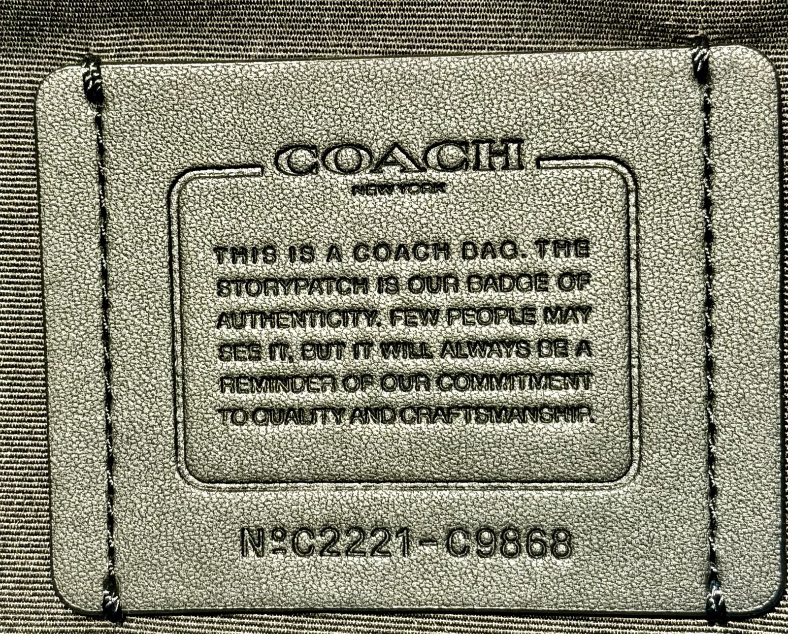 Coach New Large Sullivan Backpack Signature Leather W Eyeglass Case C9868
