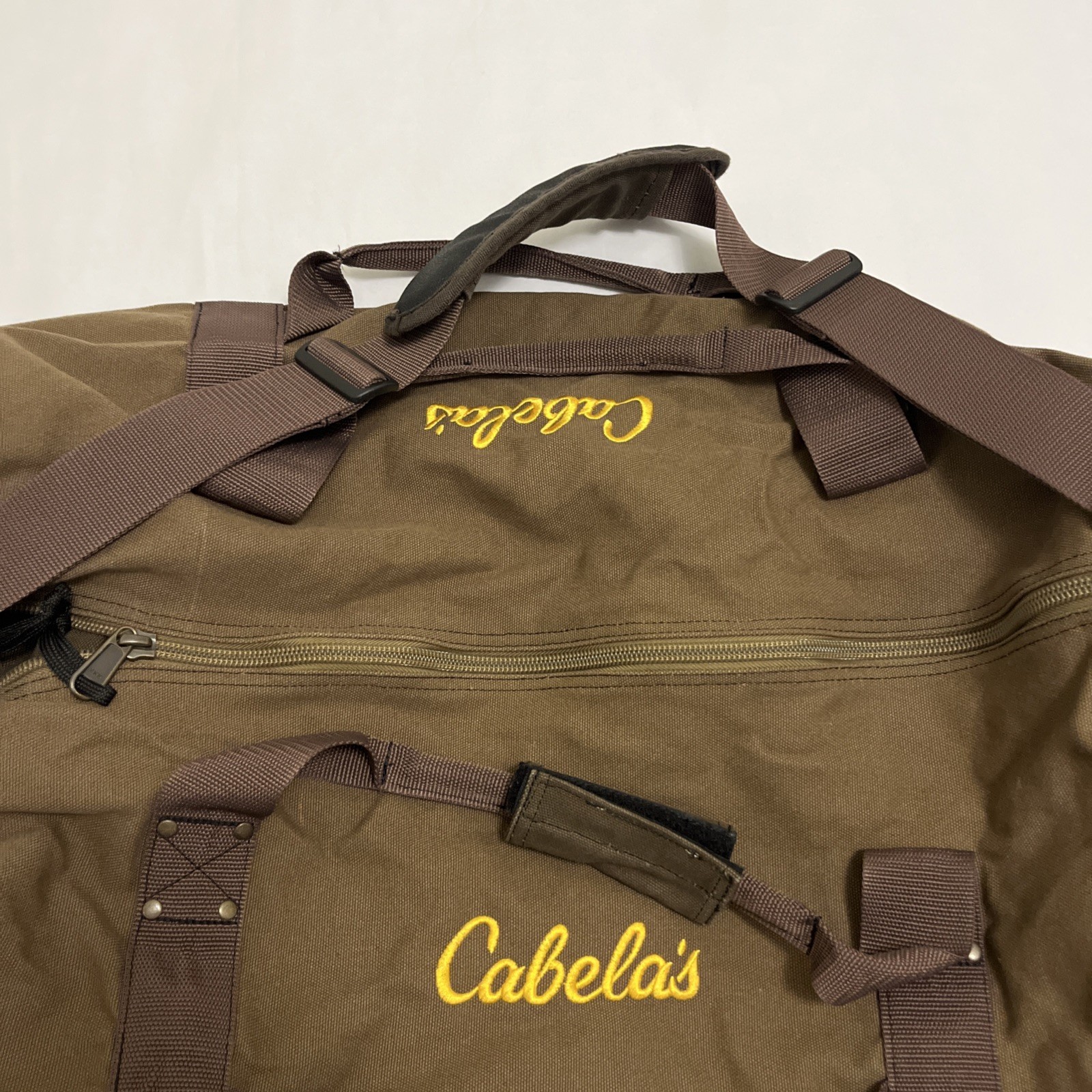 CABELA’s Heavy Canvas Duffel Bag Brown 150L Large Sized