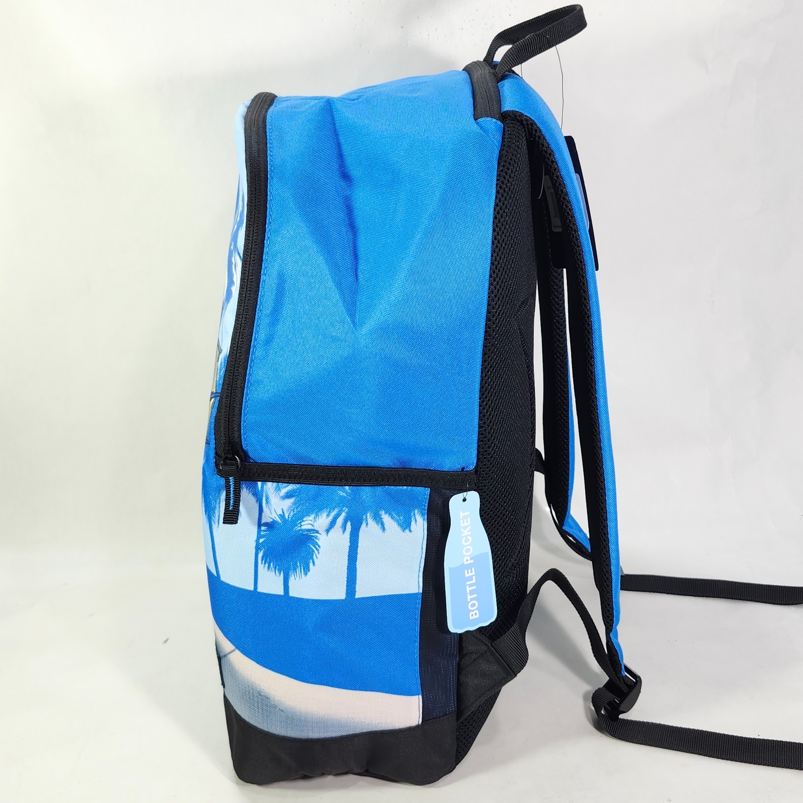 Hurley Backpack Skateboard Surfboard Monkey Blue 15″ Laptop Sleeve Tavel Bag NWT