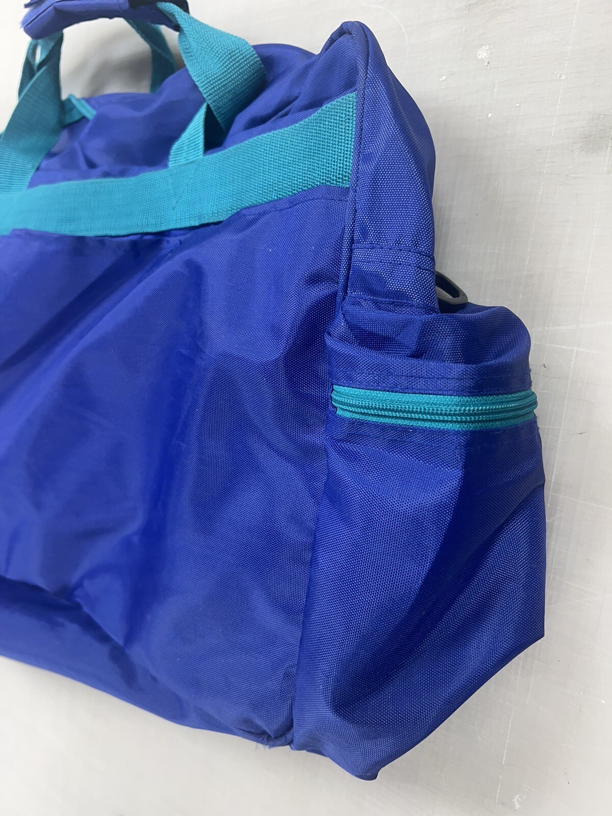 Vintage 1990s DUNLOP Cross Training Multi Color Duffel Gym/Travel Bag Sports