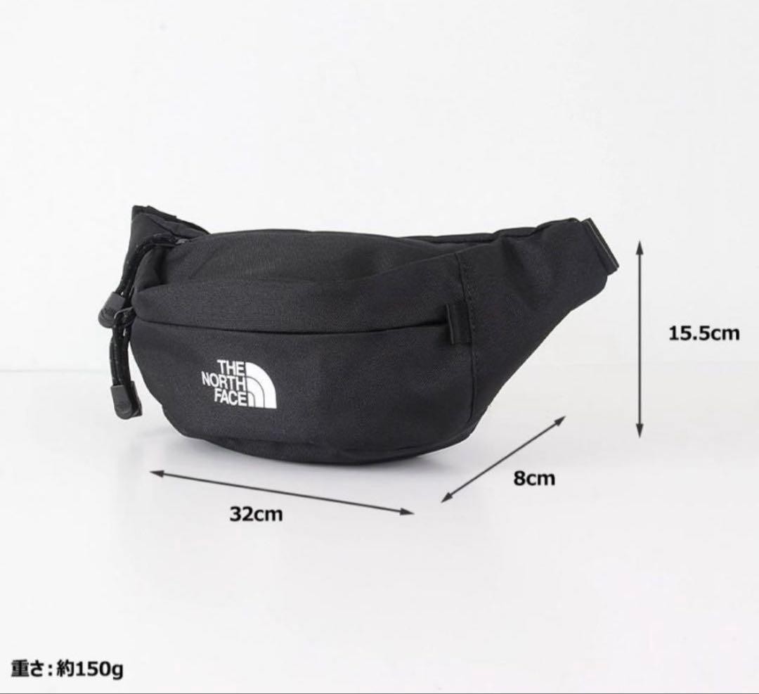 North Face Standard Hip Sack Black Waist Bag Recycled Material Unused
