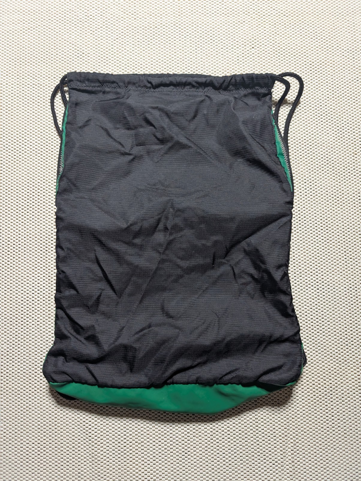 Nike Athletics Green Black Cinch Backpack Soccer Track & Field Gear Bag Swoosh