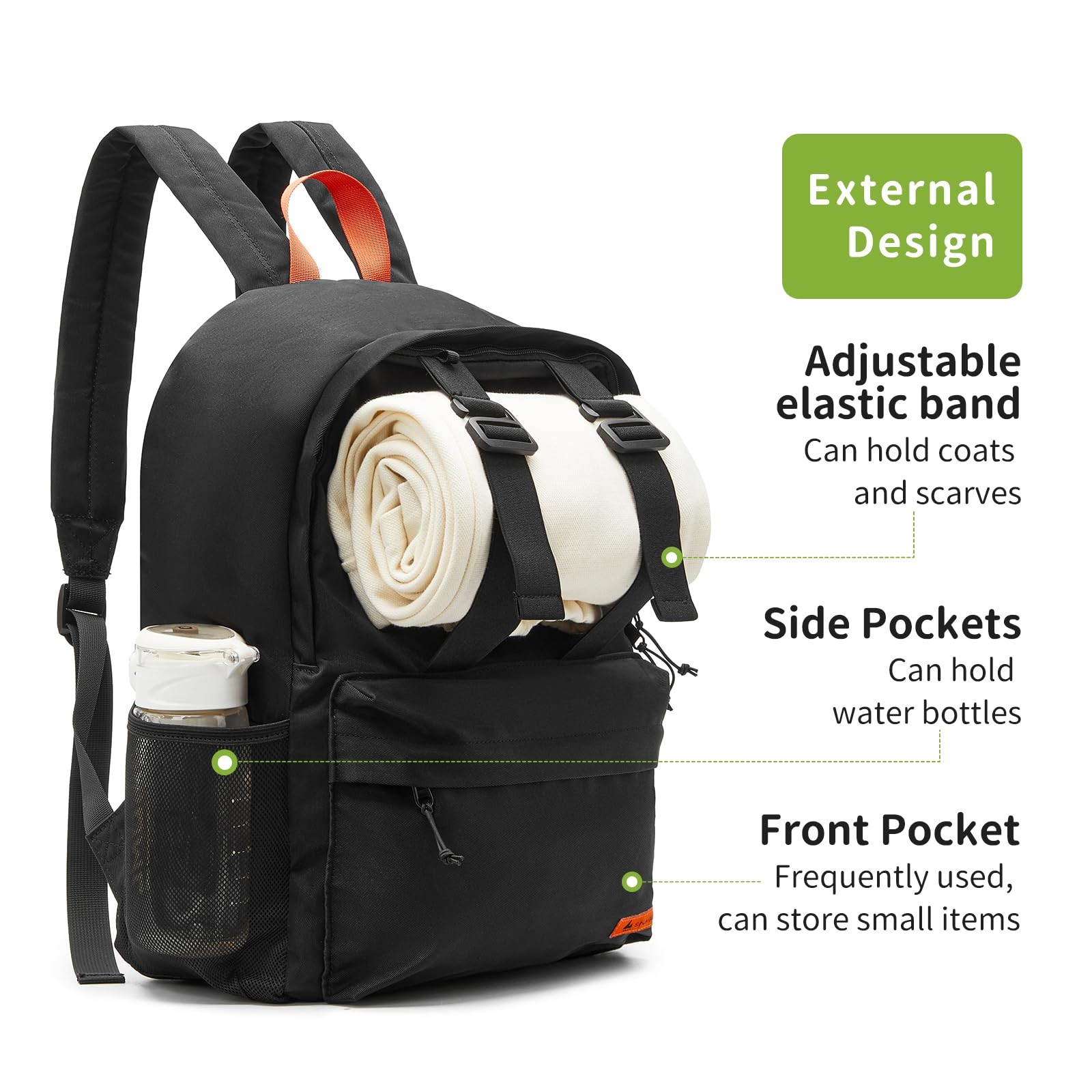 15 Inch Cool Backpack for Woman Man Funny 3 in 1 Removable College Travel