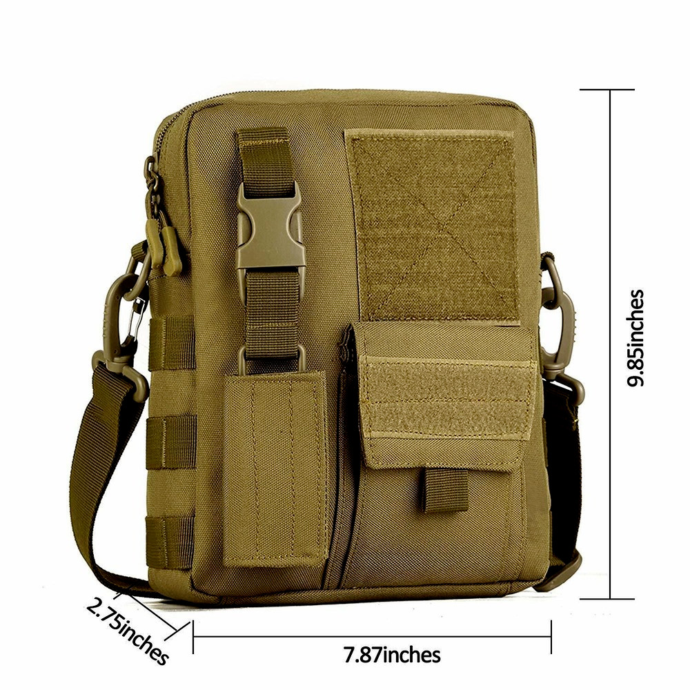 Men Tactical Military Sling Chest Bag Molle Backpack Crossbody Shoulder Pack Bag