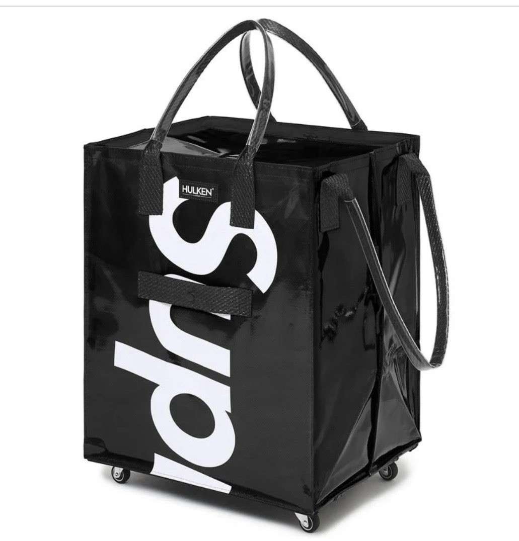 Supreme Hulken Rolling Tote Bag (SS26) Black New “IN HAND” Ready to Ship