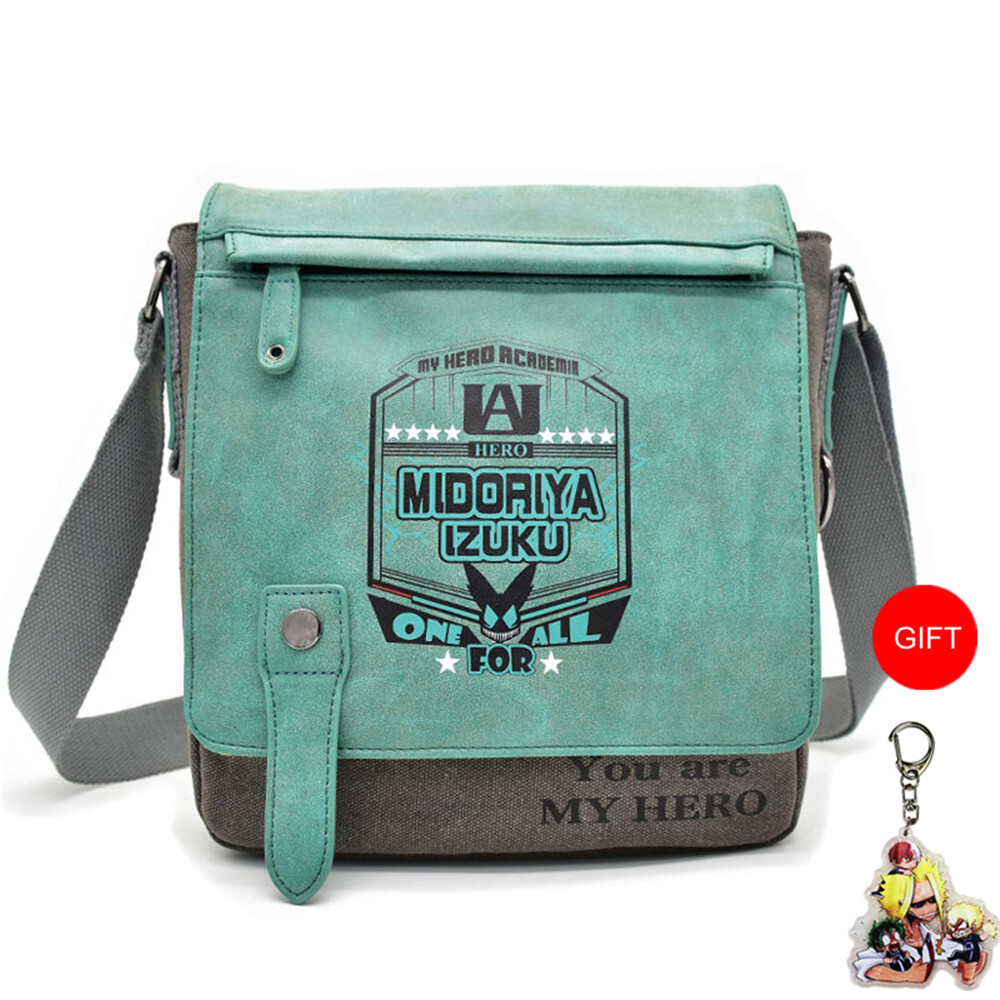 My Hero Academia Shoulder Bag Student Canvas Anime Attack on Titan Messenger Bag
