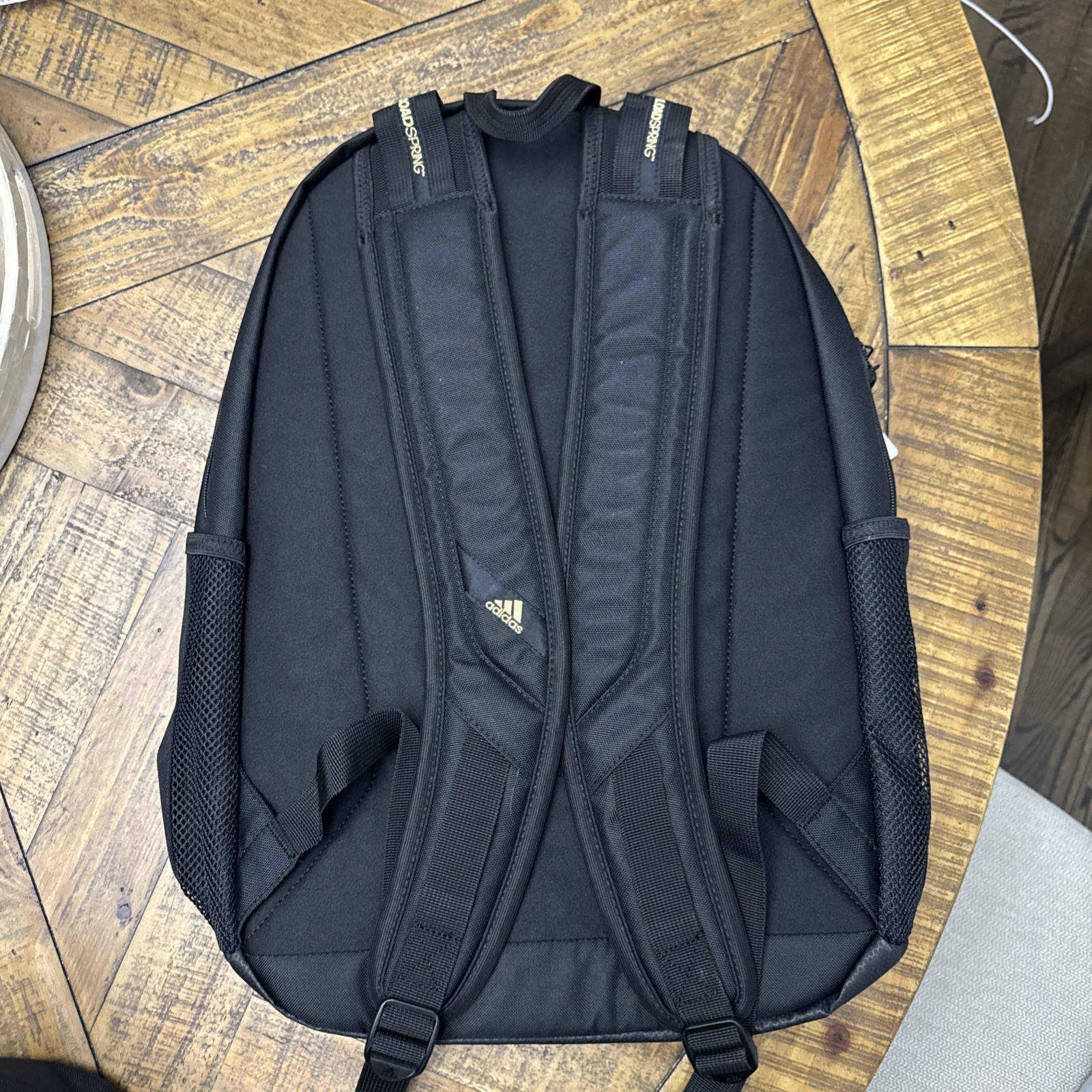 Adidas PRIME 7 BACKPACK Black & Gold Metallic