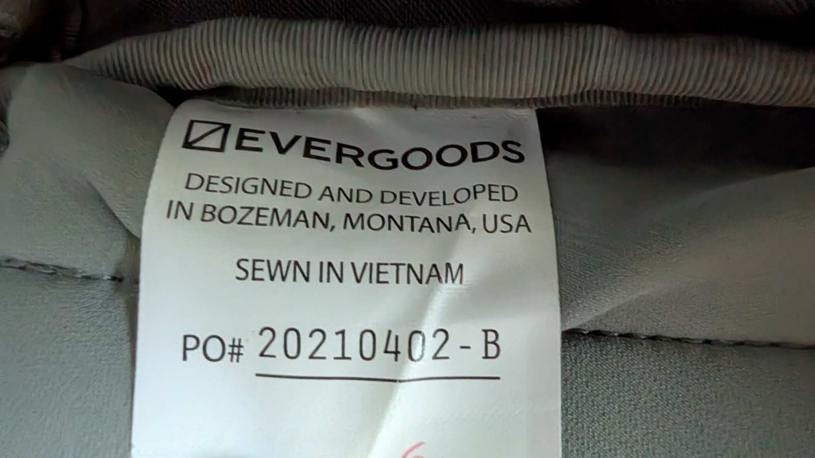 EVERGOODS PLC20 backpack – Panel Loader Classic 20L – Navy blue discontinued