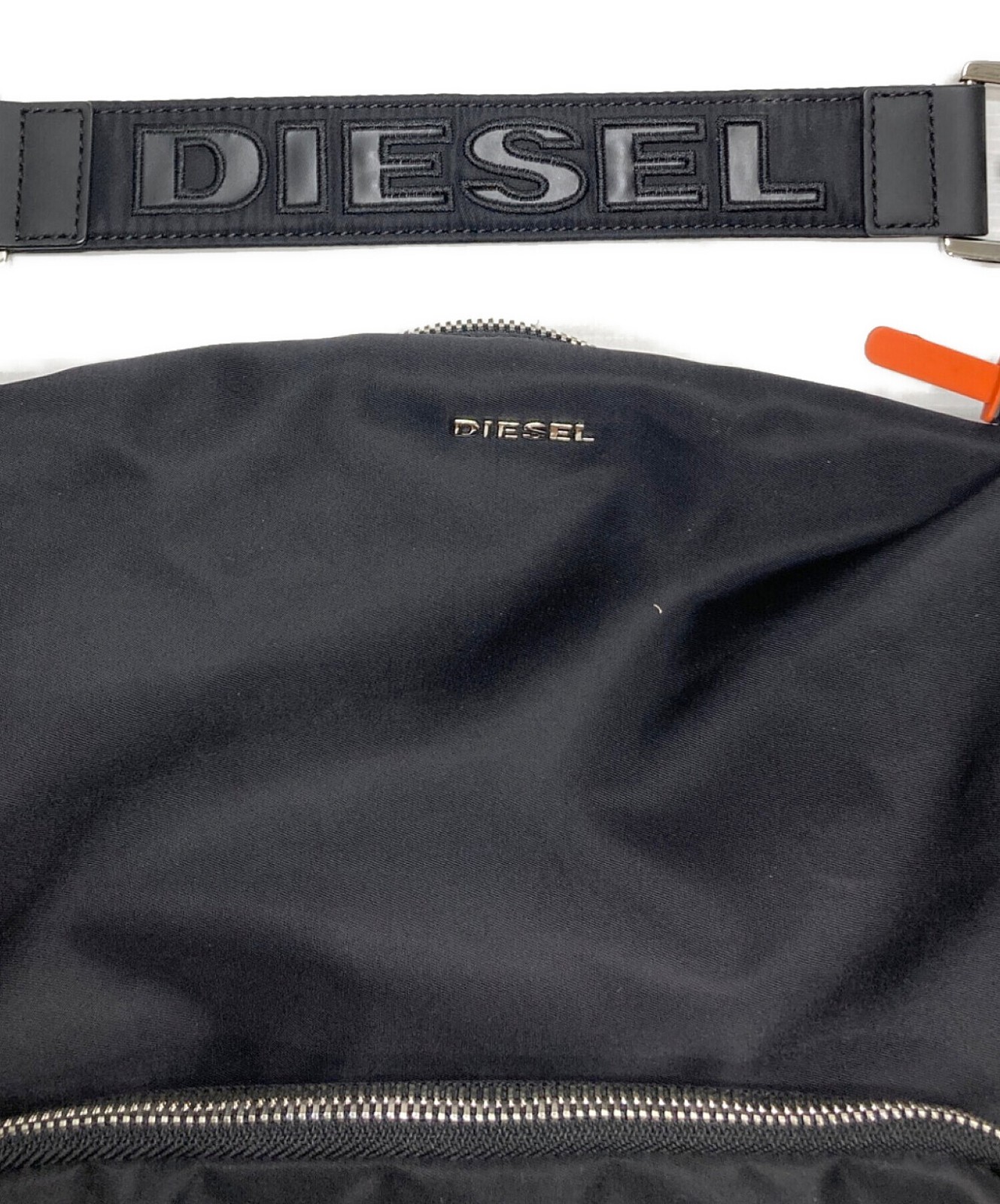 DIESEL Black 2 Way Backpack Men Polyurethane X06441 PRO27 Auth