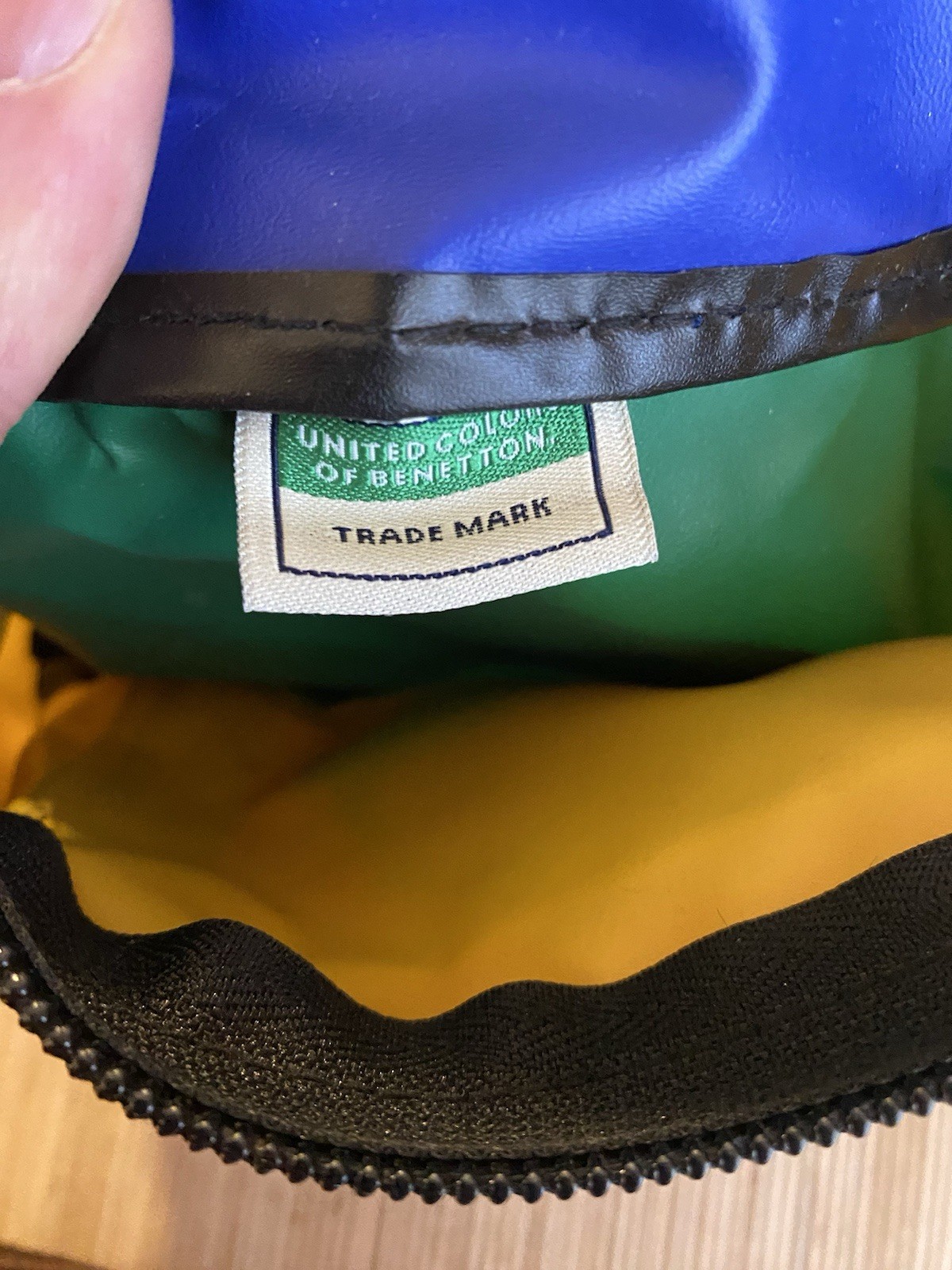 Vintage Benetton Formula 1 Waist Bag United Colors 90s F1 Retro Red Yellow Green