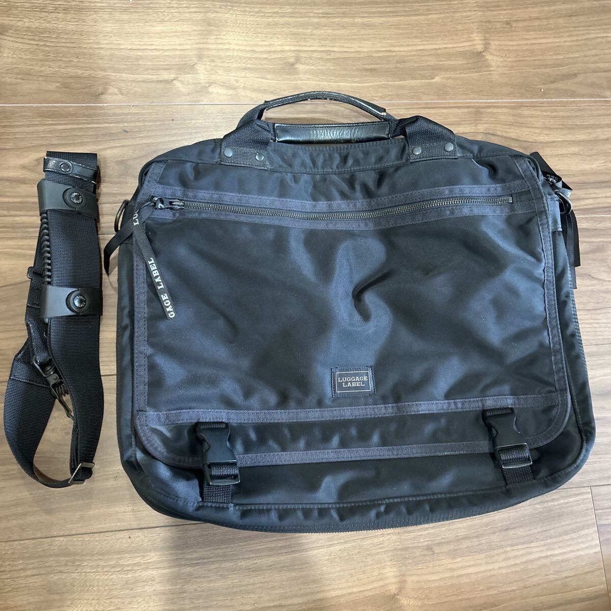 Porter Luggage Label JAL Collaboration Briefcase Shoulder Bag Black 43x34x12cm
