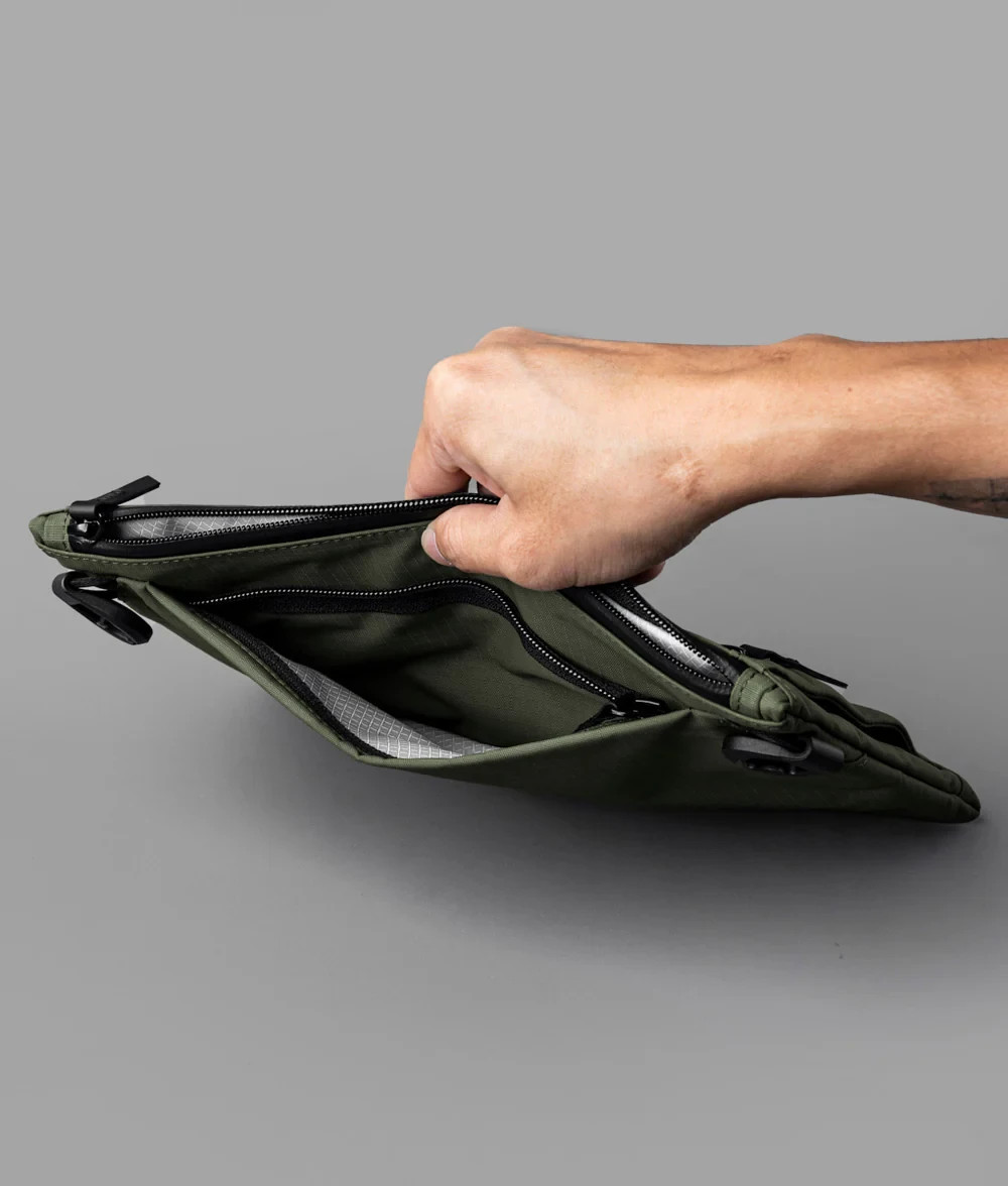 Alpaka Zip Pouch Max V2 Small Everyday EDC Carry Sling Bag – Axoflux Green – NEW