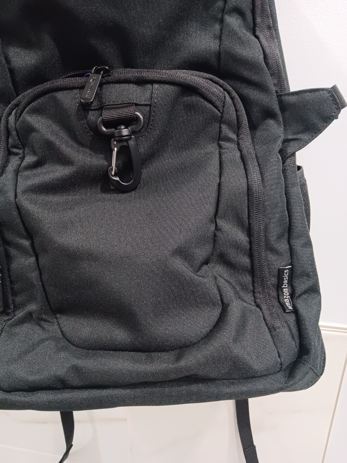Black Back Pack made by Amazon essentials