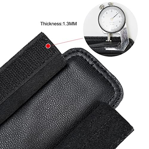 Masa Kawa Full Grain Leather Shoulder Strap Pad Replacement for Laptop Bag Duffe