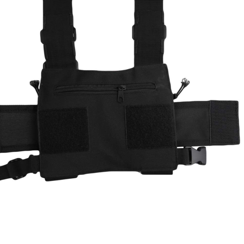 MultiPocket Chest Rig Bag Utility Vest Chest Bag For Men Hip Hop Pack
