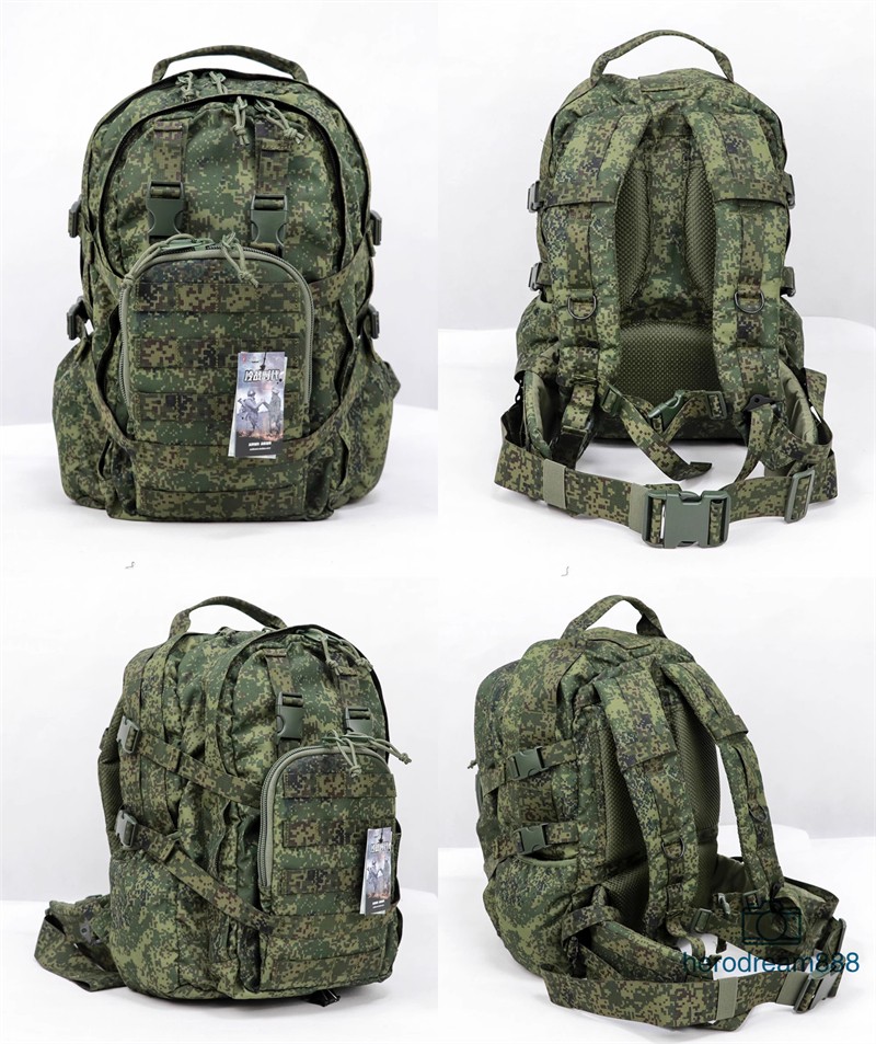Replica Russian Tactical Backpack EMR Black Green Bag 46*20*26cm 25L Backpack