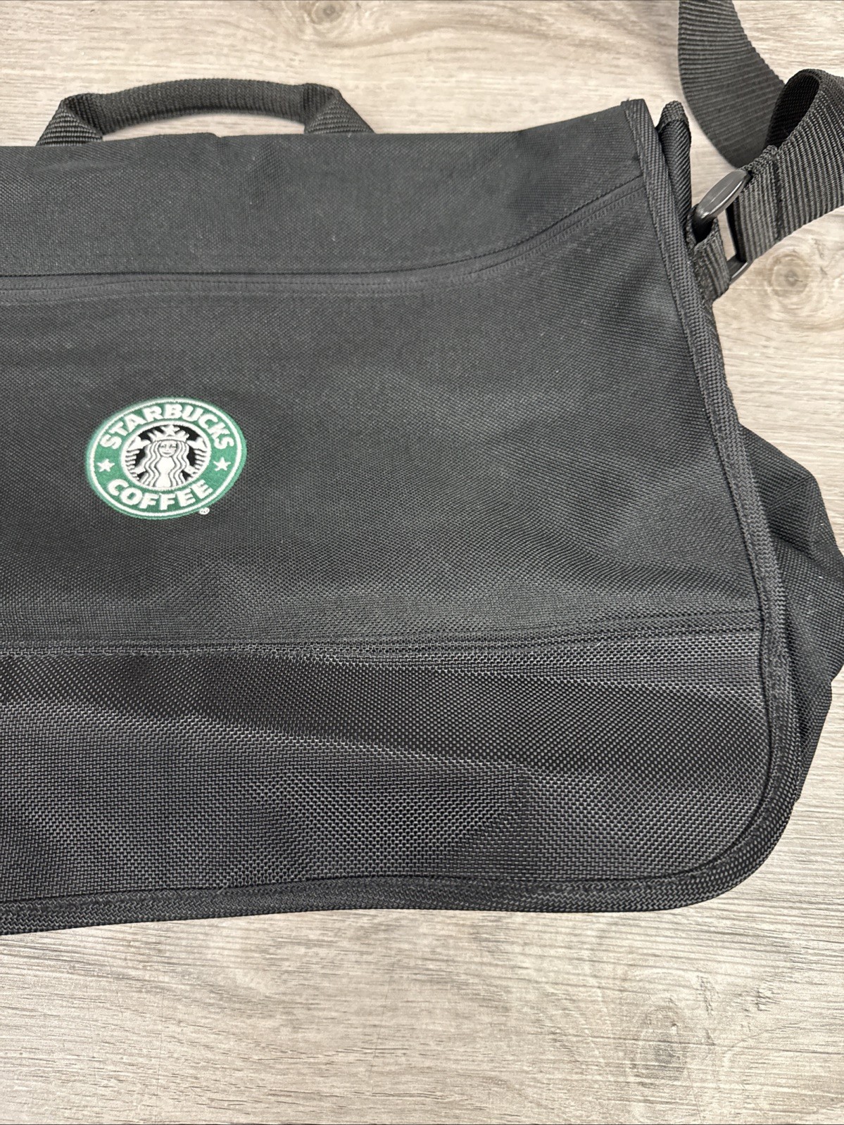 Rare Starbucks Coffee Promo Messenger/Laptop Bag Leed’s 7600-25BK- Black