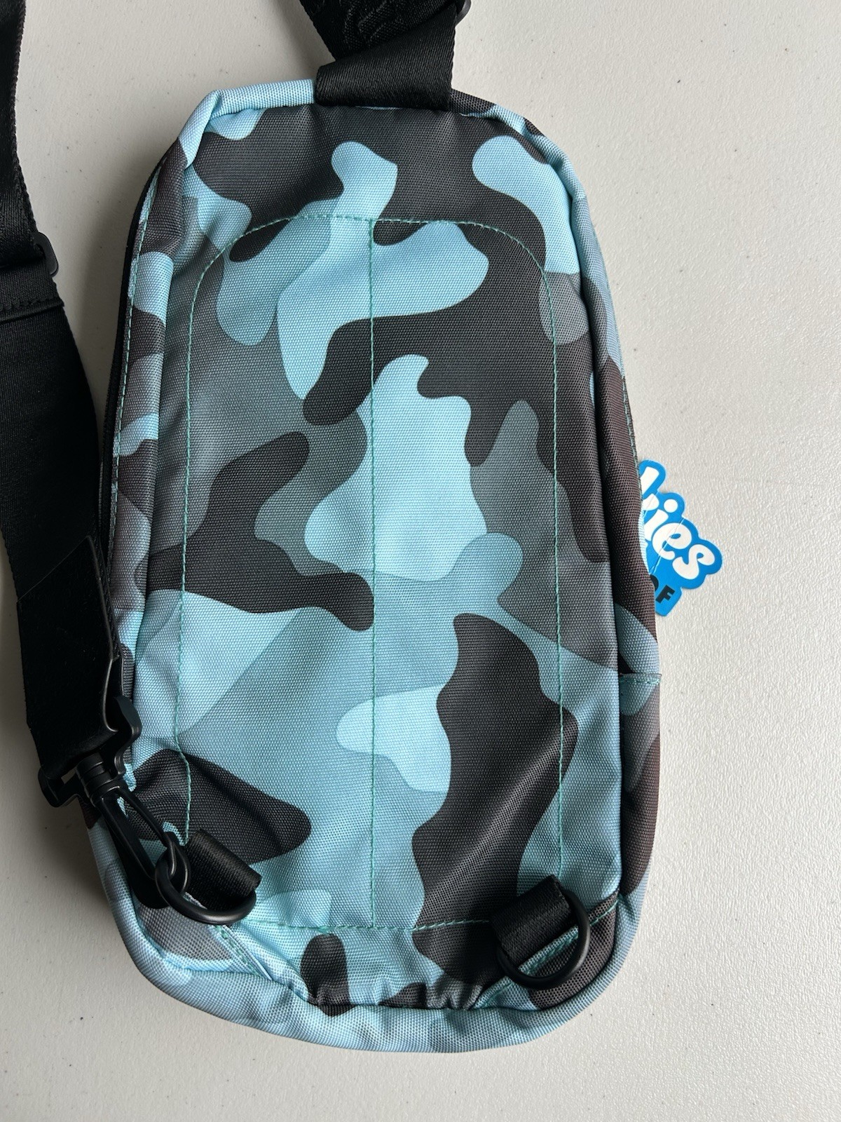 Cookies smell proof blue camo shoulder sling bag brand new