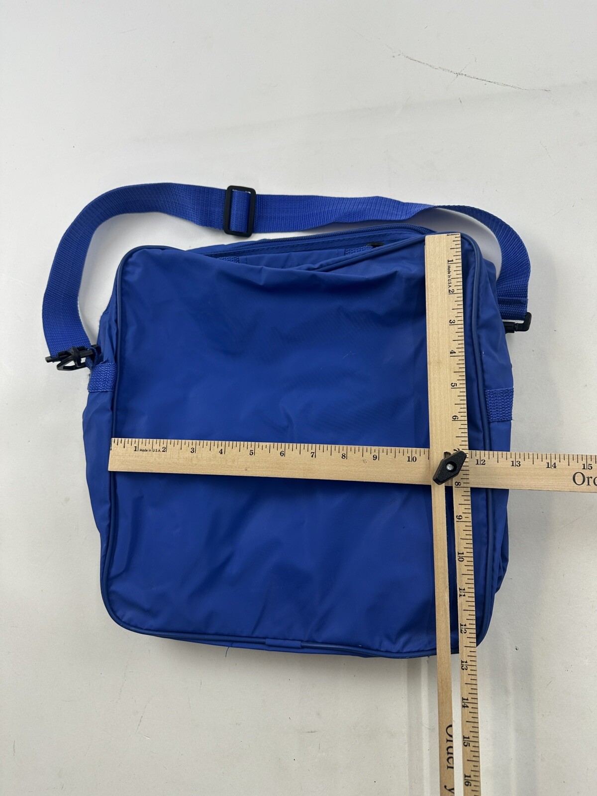 Trafalgar Bag Blue Rainbow Travel Shoulder Crossbody Tote Retro 80’s Pride
