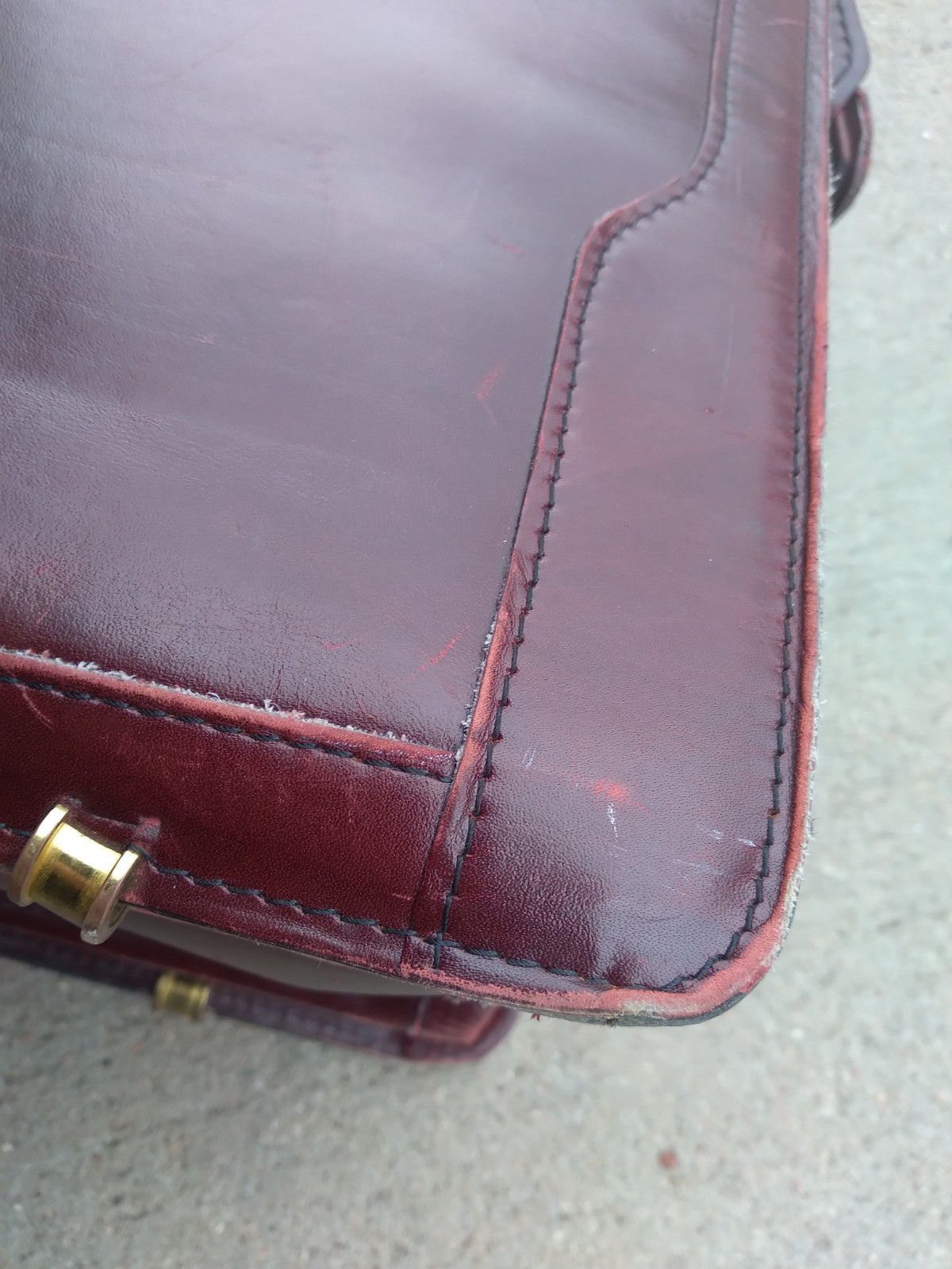 Vintage Schlesinger Work Bag Briefcase Combo Lock