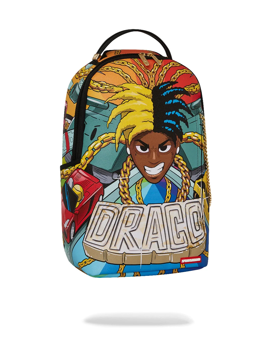 Sprayground SOULJA Boy TECHTRONIC ANIME DRIFTER COLLAB Backpack Laptop Compartme