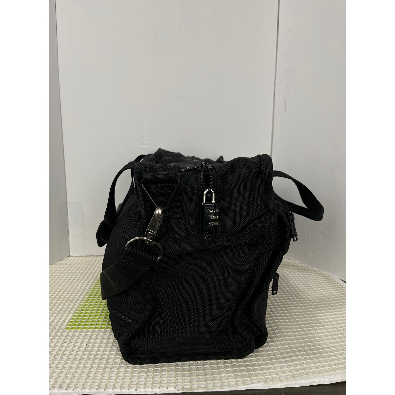 TUMI Black Men’s 223D3 Ballistic Bag Duffle Weekender Carry On Travel School