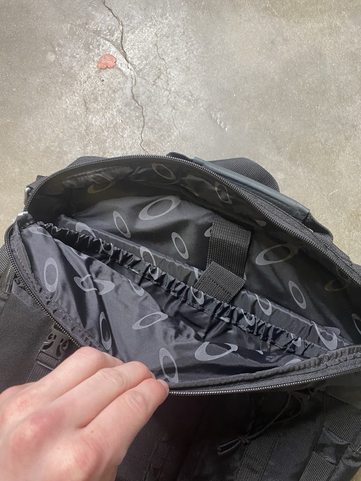 Rare Black Oakley Tactical Gear Crossbody Bag