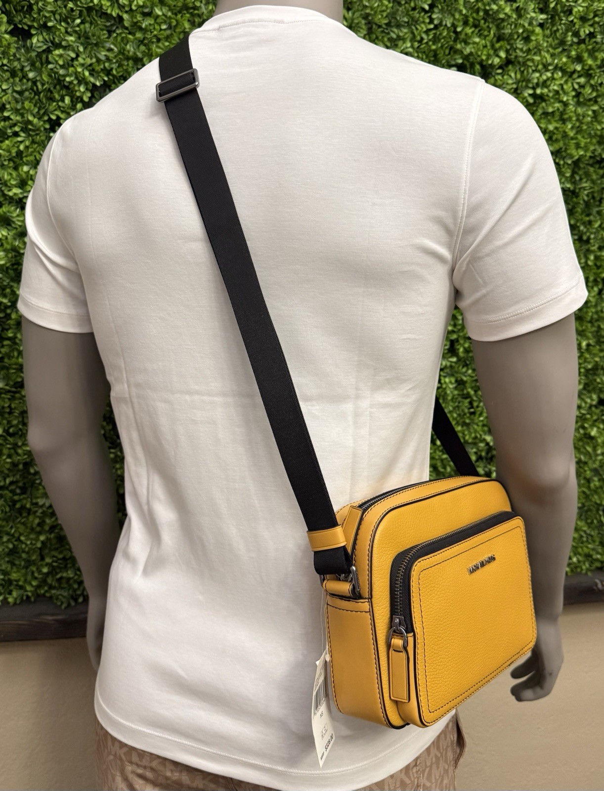 Michael Kors Cooper East West Shoulder Crossbody Flight Bag Yellow