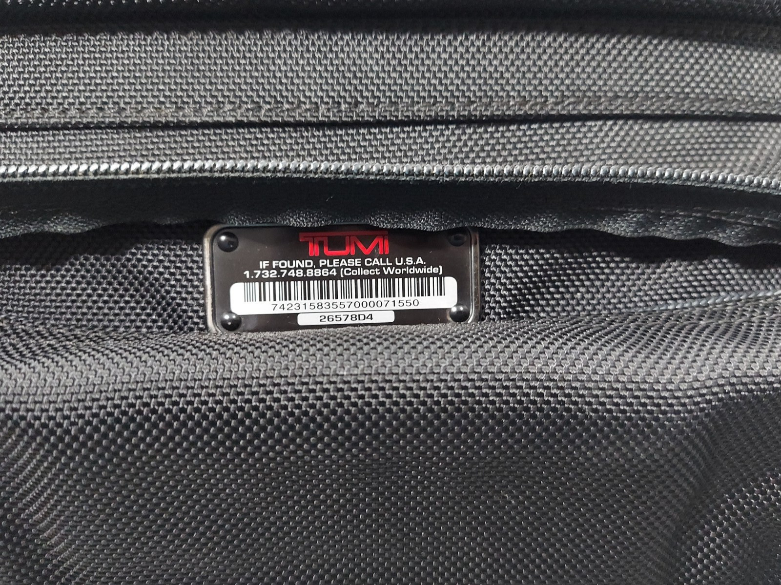 Tumi Alpha Backpack Ballistic Nylon T-Pass Laptop Padded City Pack Bag 26578D4