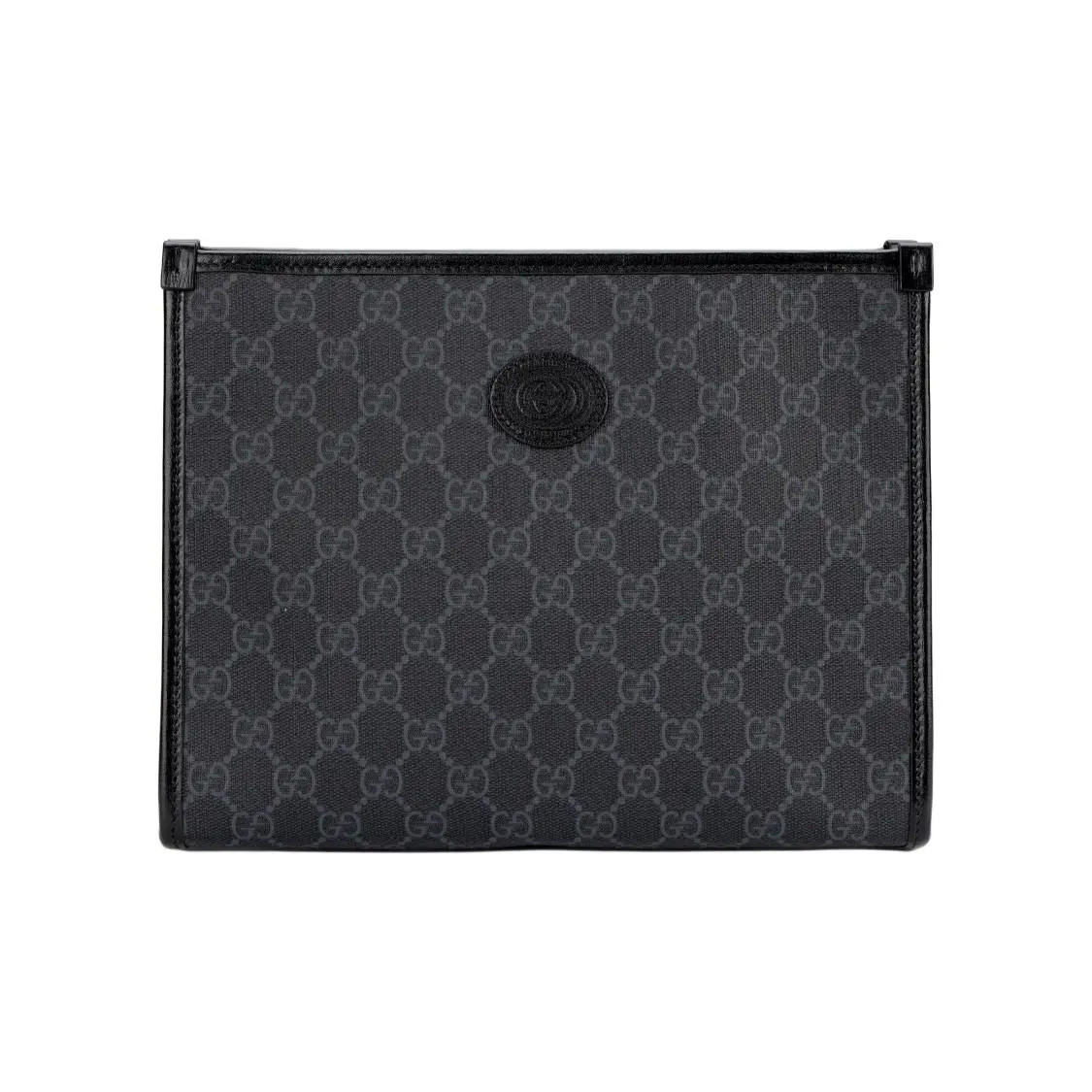 GUCCI Vintage Logo Makeup Bag Handbag Toilet Bag Men’s 10.2×2.3×7.8 in