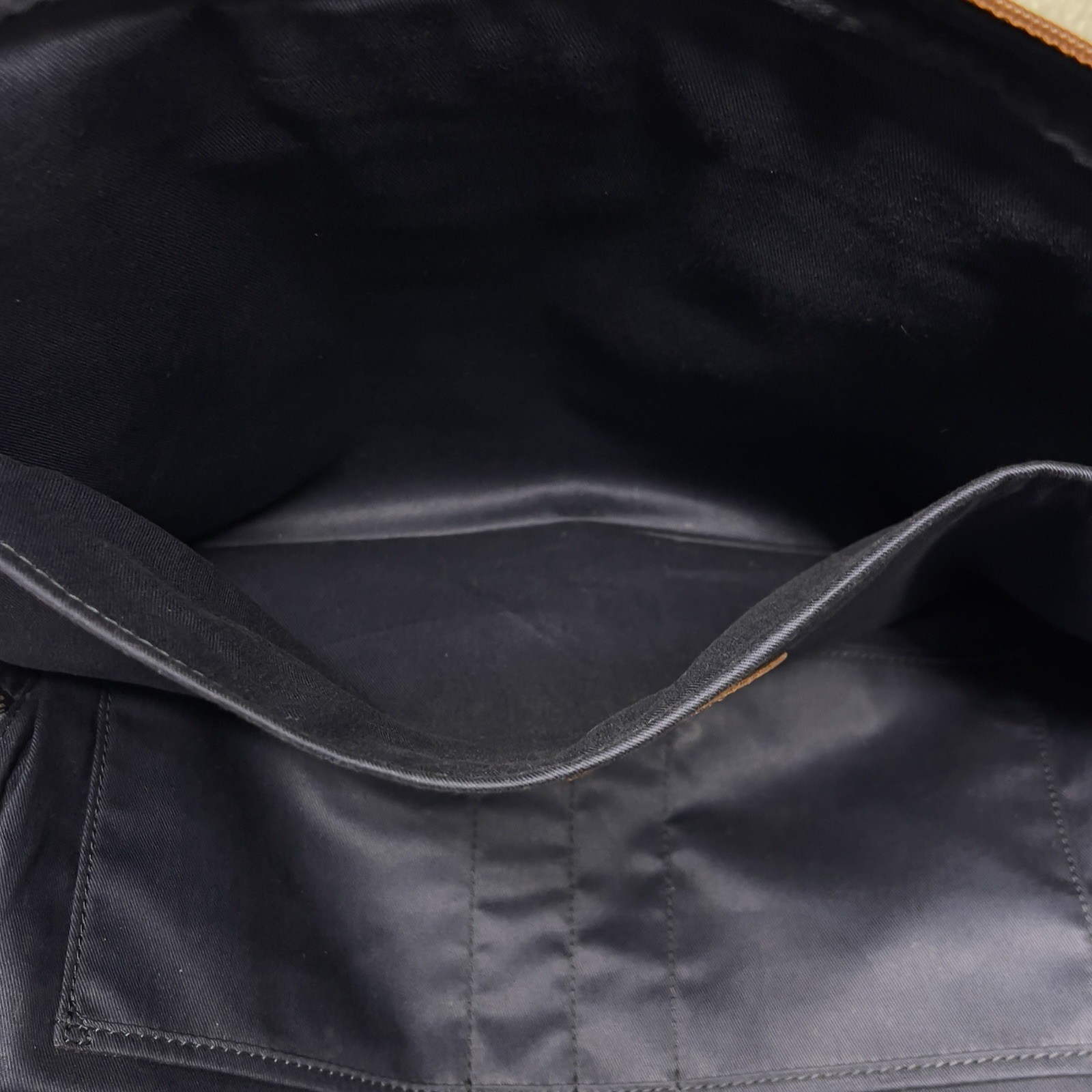 Fossil estate document Messenger Bag Shoulder Bag Leather Handles Twill Leather.