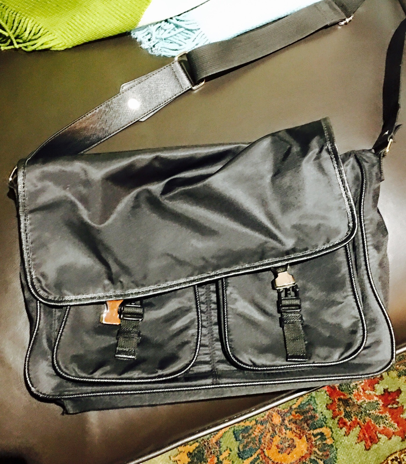 Black Medium soft carry-all shoulder, Crossbody bag. It’s a “ZARA”. Great Style!