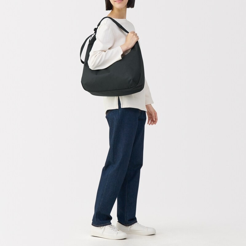 MUJI Water-Repellent 2-Way Shoulder Bag 17-Litter Sling Crossbody Unisex NWT