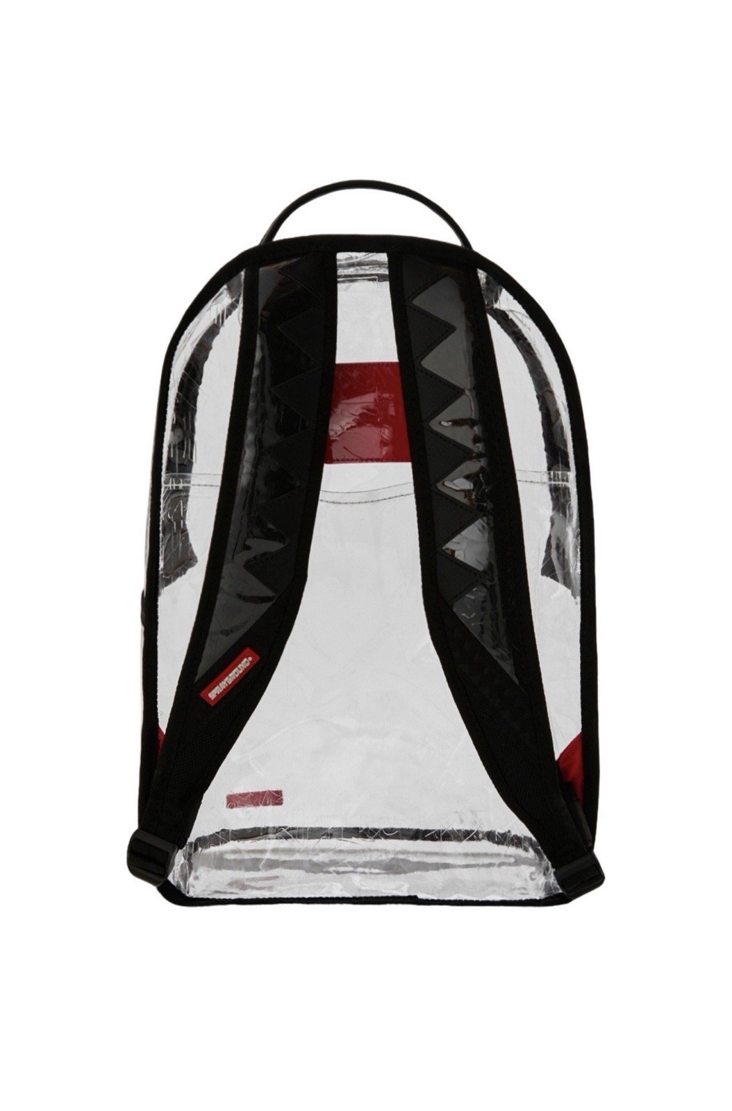 Sprayground Embossed Graffiti Clear Backpack PVC Bookbag Large School Bag New