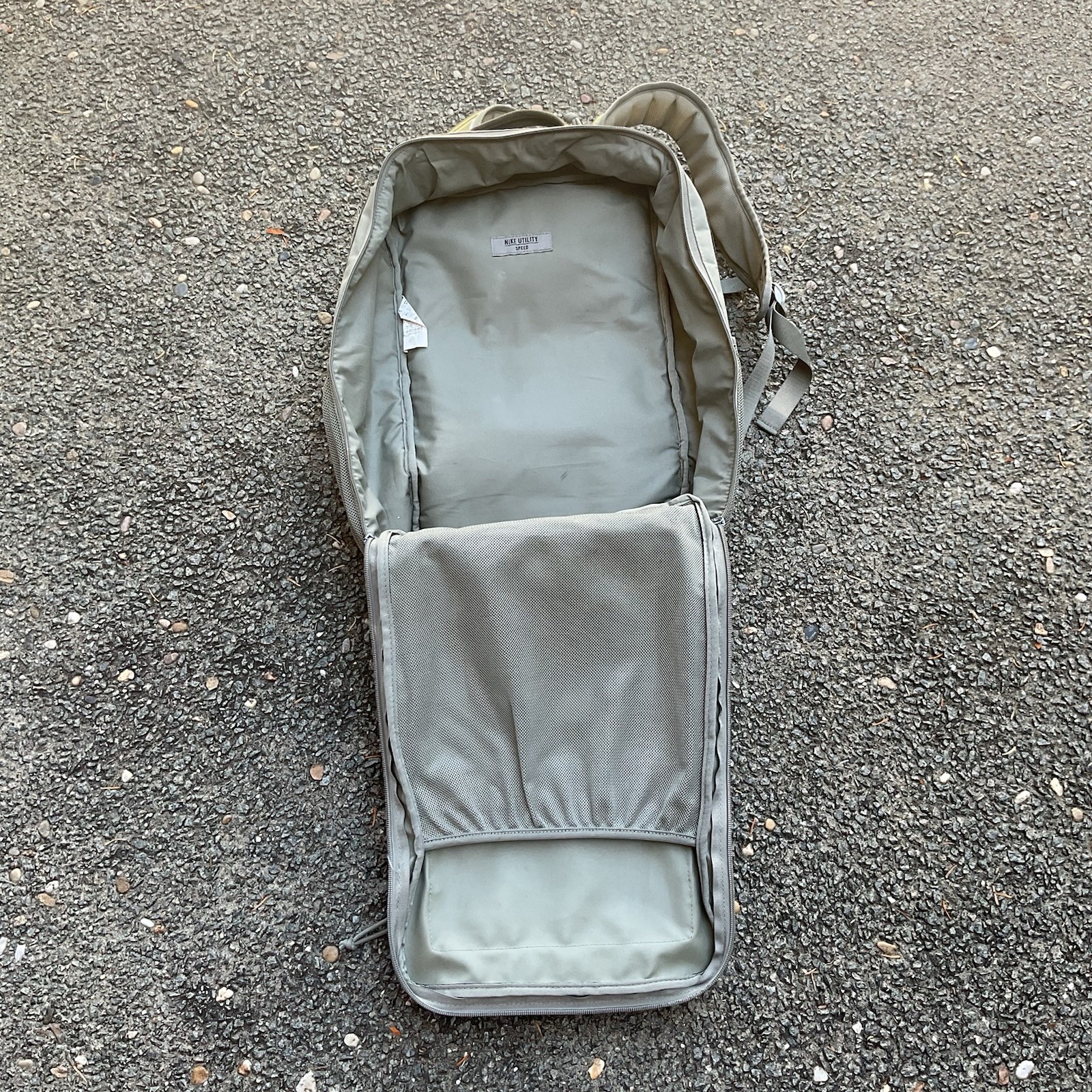 Nike Air Utility Speed Grey Backpack Unisex See Photos